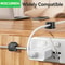 Rocoren Magnetic Cable Organizer HighPerformance Adjustable Cord Holder Stable UnderDesk Wire Kee 6