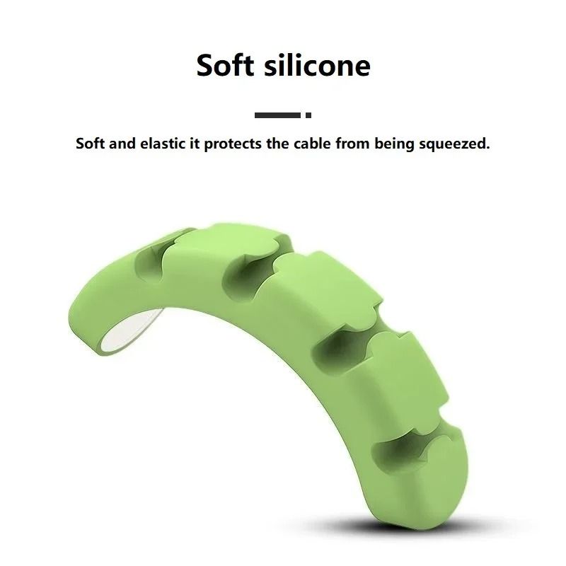 ZMLXQ03 Desk Tidy Organizer HighPerformance Cute Cable Holder Desktop Cord Protector 3