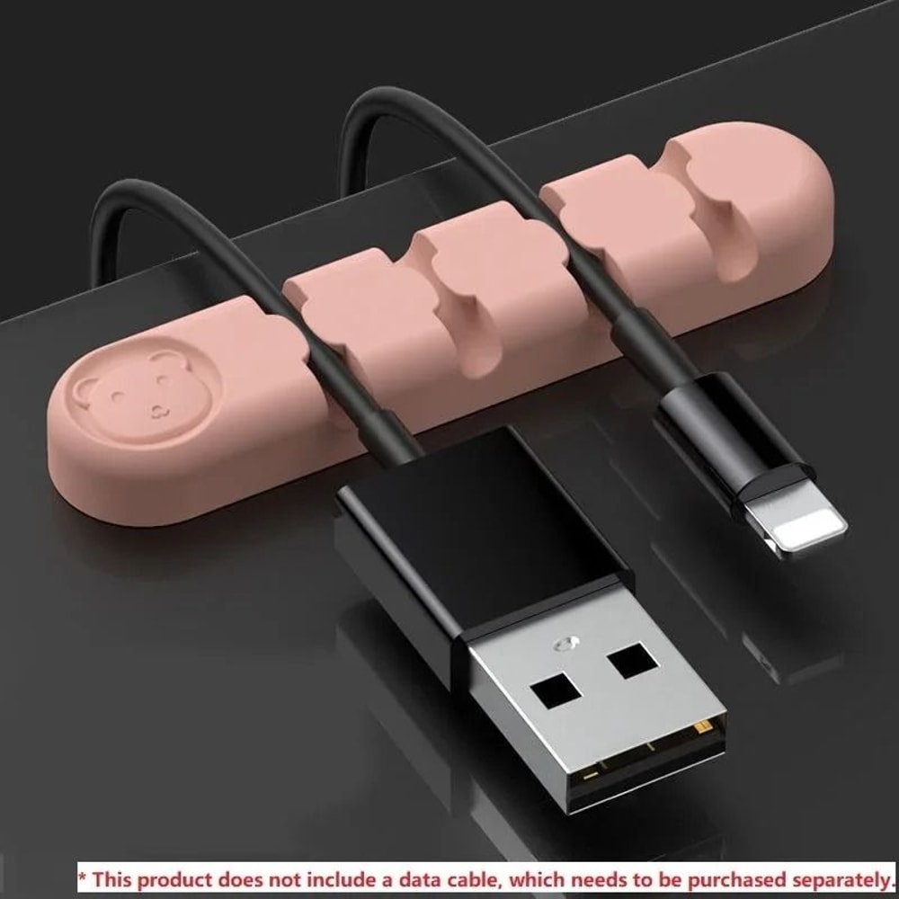 ZMLXQ03 Desk Tidy Organizer HighPerformance Cute Cable Holder Desktop Cord Protector 6