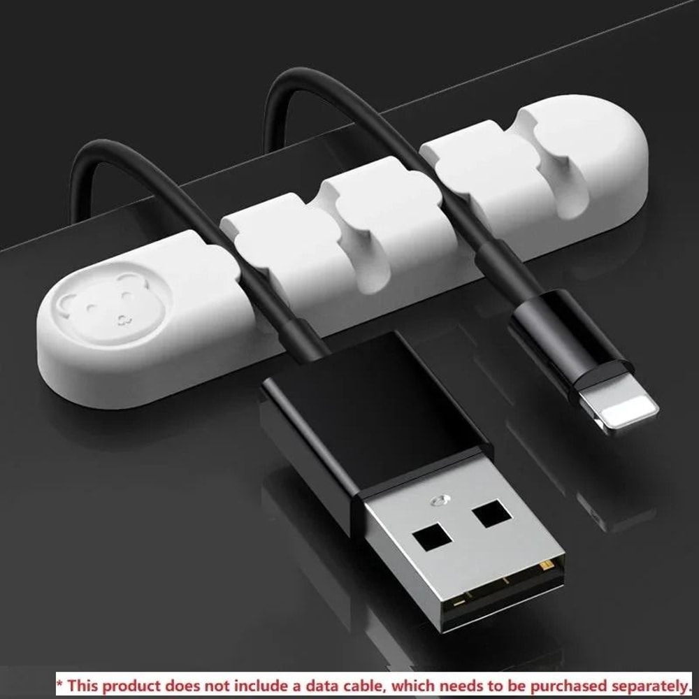 ZMLXQ03 Desk Tidy Organizer HighPerformance Cute Cable Holder Desktop Cord Protector 7