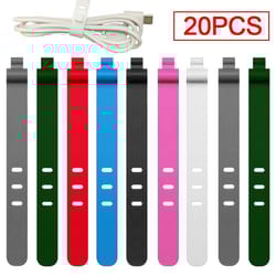 silicone cable winder clips – high-performance phone charging wire organizer & earphone line management straps