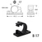 10Piece Desktop Cable Organizer HighPerformance White USB Winder Desktop Tidy Clips For Headphone 15