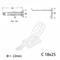 10Piece Desktop Cable Organizer HighPerformance White USB Winder Desktop Tidy Clips For Headphone 16