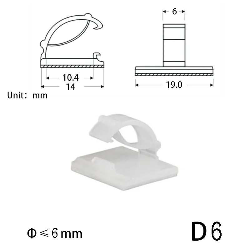10Piece Desktop Cable Organizer HighPerformance White USB Winder Desktop Tidy Clips For Headphone 19