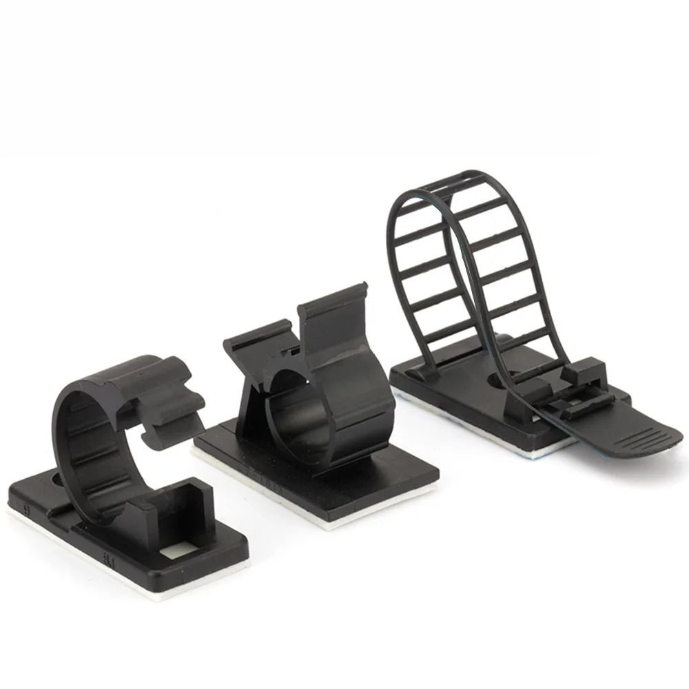 10Piece Desktop Cable Organizer HighPerformance White USB Winder Desktop Tidy Clips For Headphone 2