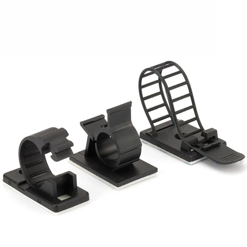 10Piece Desktop Cable Organizer HighPerformance White USB Winder Desktop Tidy Clips For Headphone 2