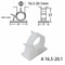 10Piece Desktop Cable Organizer HighPerformance White USB Winder Desktop Tidy Clips For Headphone 5