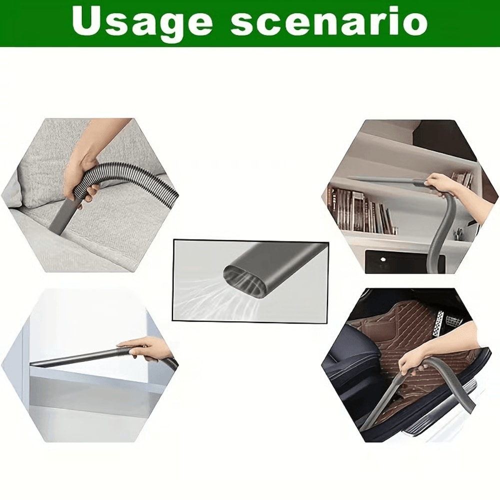 Dryer Vent Cleaner Kit Vacuum Attachment for Deep Lint Removal & Safer Airflow