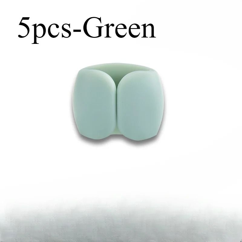 Silicone Cable Winder Clips HighPerformance Desktop Wire Organizer USB Charger Cord Protector 11