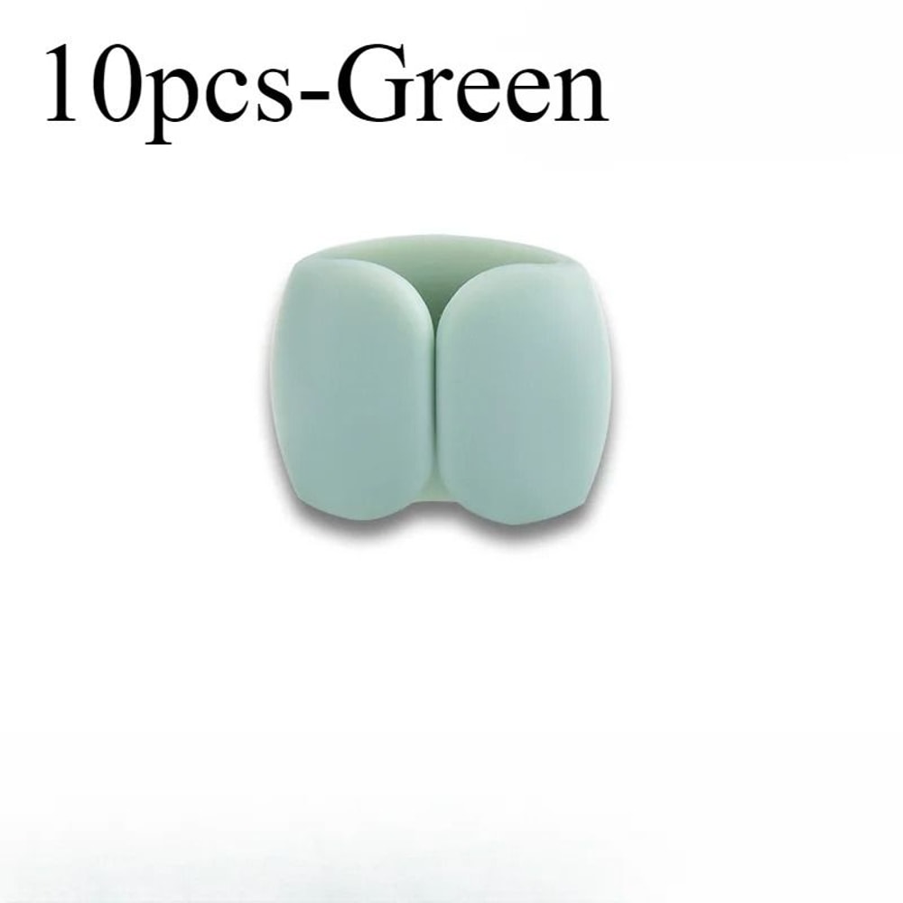 Silicone Cable Winder Clips HighPerformance Desktop Wire Organizer USB Charger Cord Protector 14