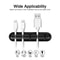 5Piece Silicone Cable Cord Organizer HighPerformance USB Winder SelfAdhesive Management Clips For 2