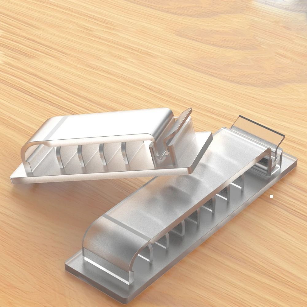 MultiSlot Silicone Cable Organizer HighPerformance SelfAdhesive Wire Holder For Home Office 2