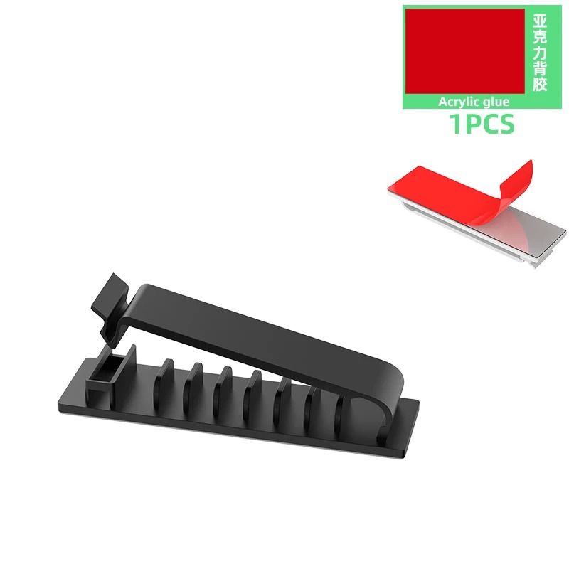 MultiSlot Silicone Cable Organizer HighPerformance SelfAdhesive Wire Holder For Home Office 14