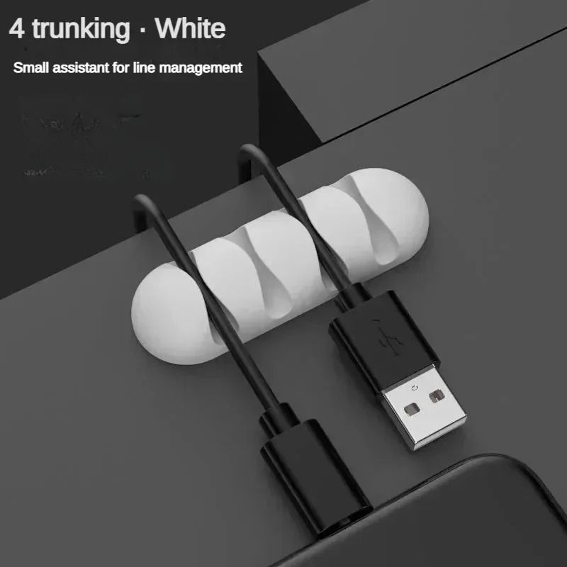 Smart Silicone Cable Holder HighPerformance Flexible Wire Organizer Network Cord Management Clip 3