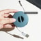 Portable Transparent Charging Cord Organizer HighPerformance Round Retractable Reel Box Cable Wind 2