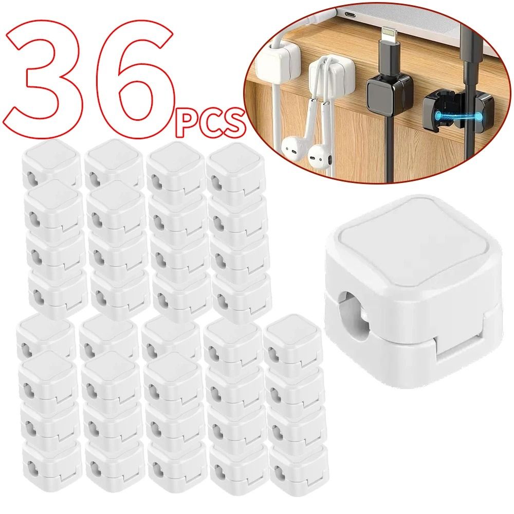 Magnetic Adjustable Cable Management Clips HighPerformance Stable Cord Holder Wire Keeper 6