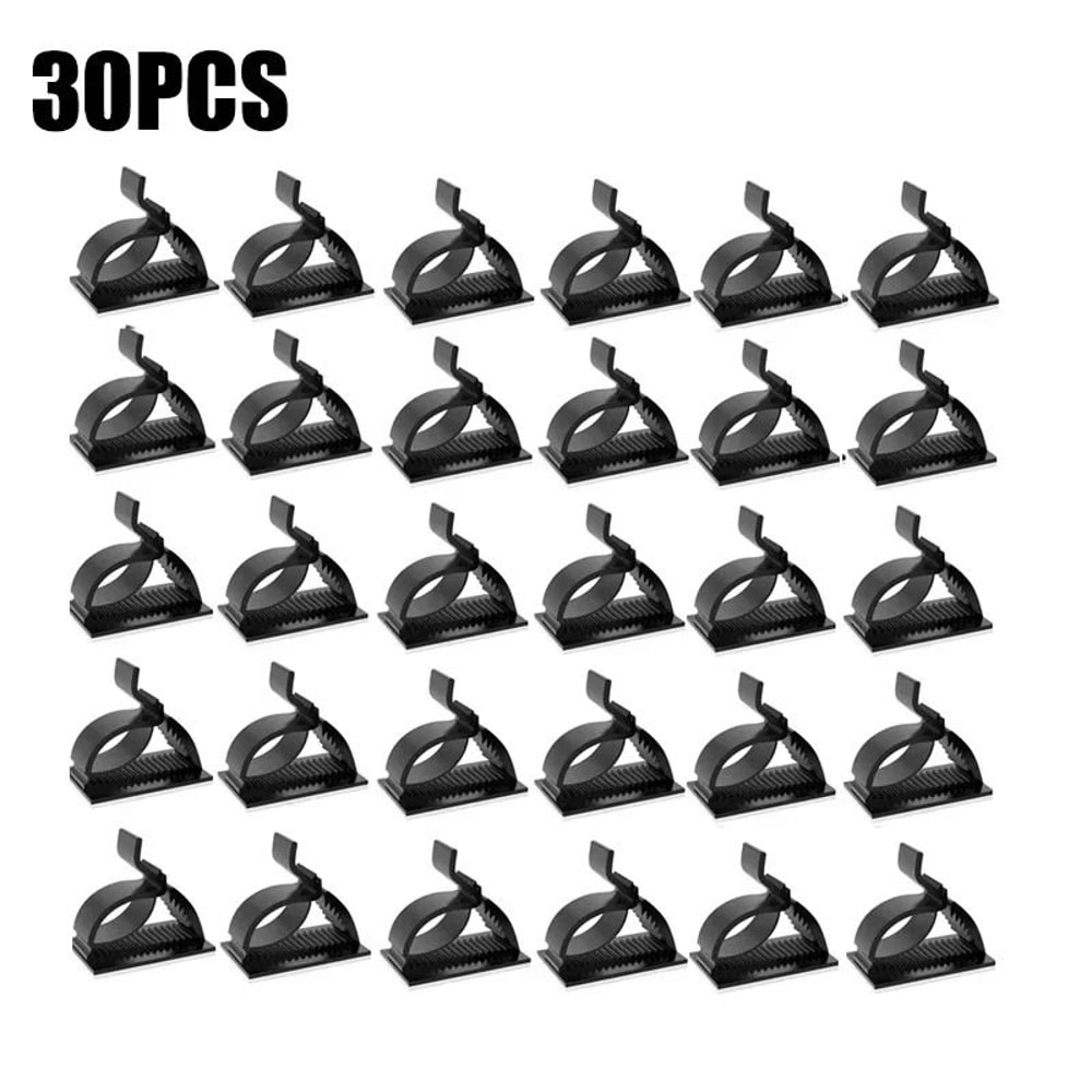 Universal Adjustable SelfAdhesive Cable Clips HighPerformance Wire Clamps For Desk Car Management 11