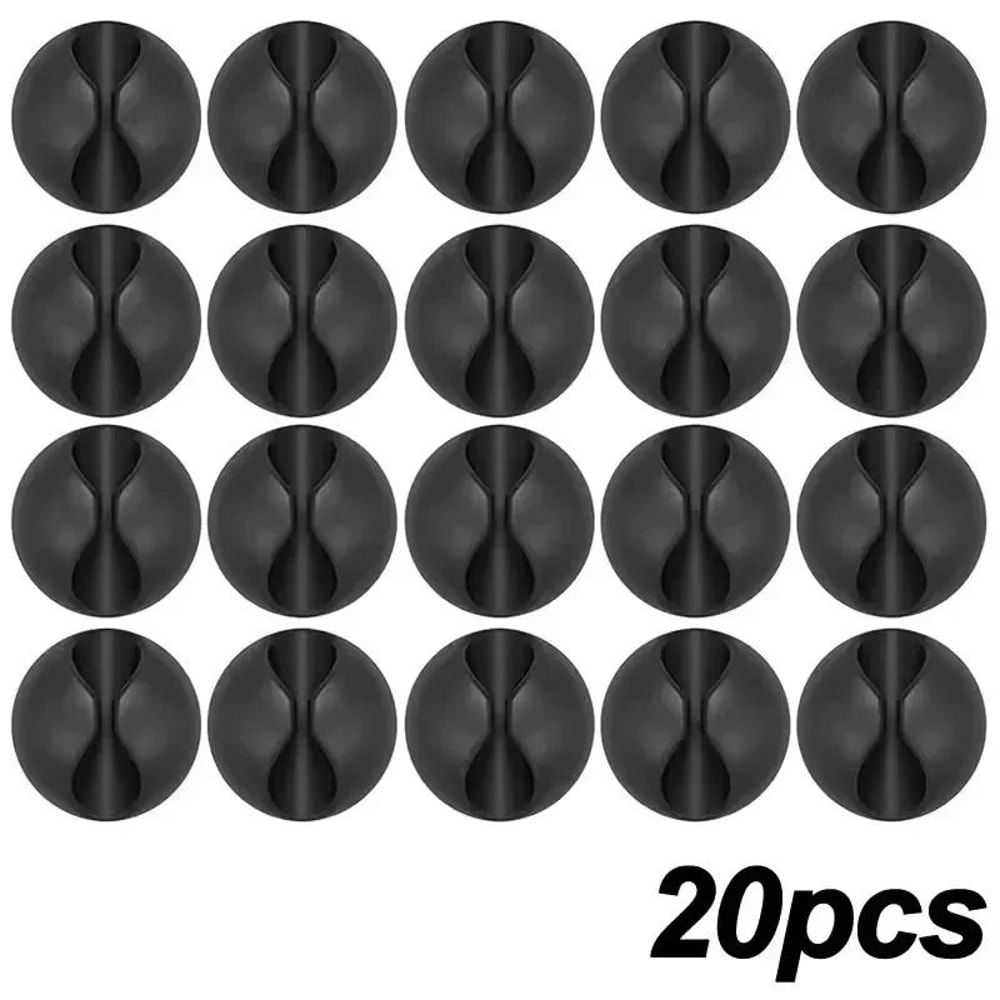 Silicone Desktop Phone Cord Holder HighPerformance SelfAdhesive USB Data Line Organizer 19