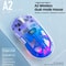 A2 Transparent RGB Bluetooth Mouse HighPerformance Wireless DualMode Digital Display Mouse 6