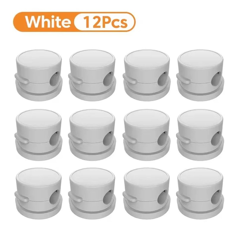 360 Rotation Magnetic Cable Organizer HighPerformance Adhesive Wire Keeper For Home Office 14