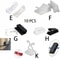 10Piece Charger Cable Organizer HighPerformance Desktop Tidy Clips USB Wire Management Holder 0