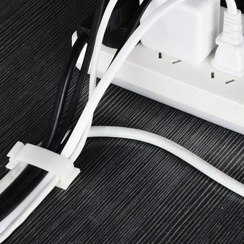 10Piece Charger Cable Organizer HighPerformance Desktop Tidy Clips USB Wire Management Holder 2