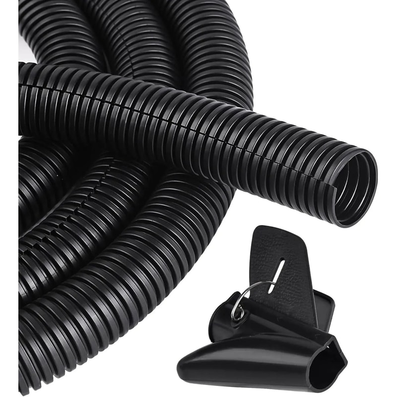 114 In Flame Retardant Split Wire Loom HighPerformance Flexible Cord Protector With Installation T 0