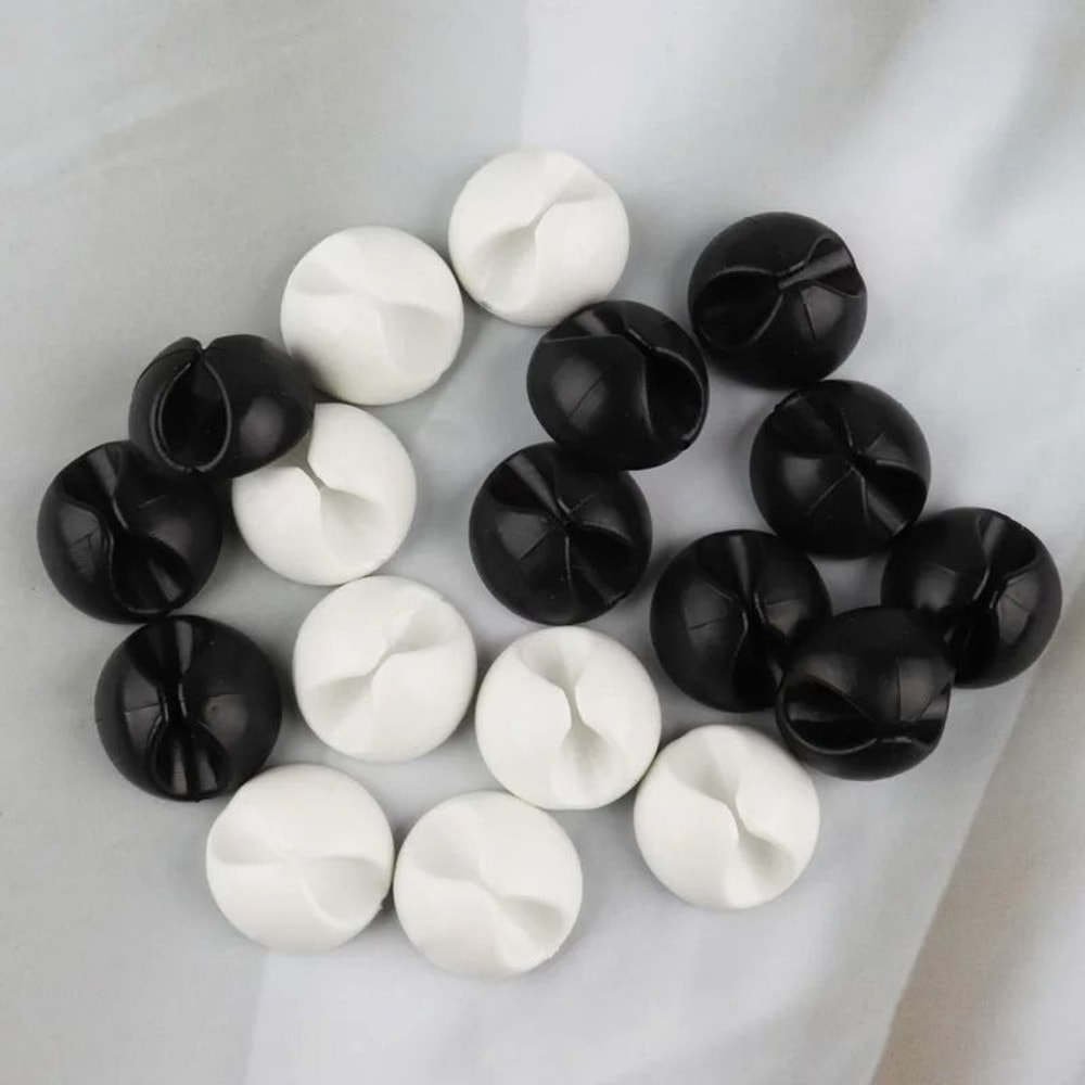 6Piece Desktop Cable Organizer HighPerformance Fixed Clasp Wire Holder USB Charger Cord Winder 4