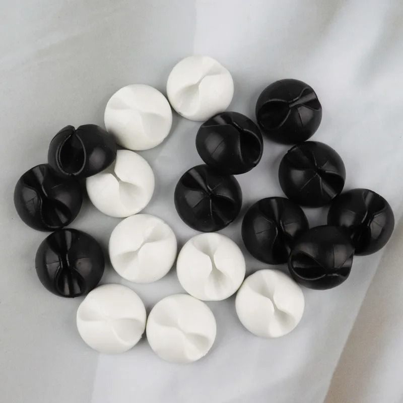 6Piece Desktop Cable Organizer HighPerformance Fixed Clasp Wire Holder USB Charger Cord Winder 4