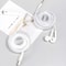 Portable Transparent MultiFunction Cable Winder Retractable Cord Organizer Phone Holder 0