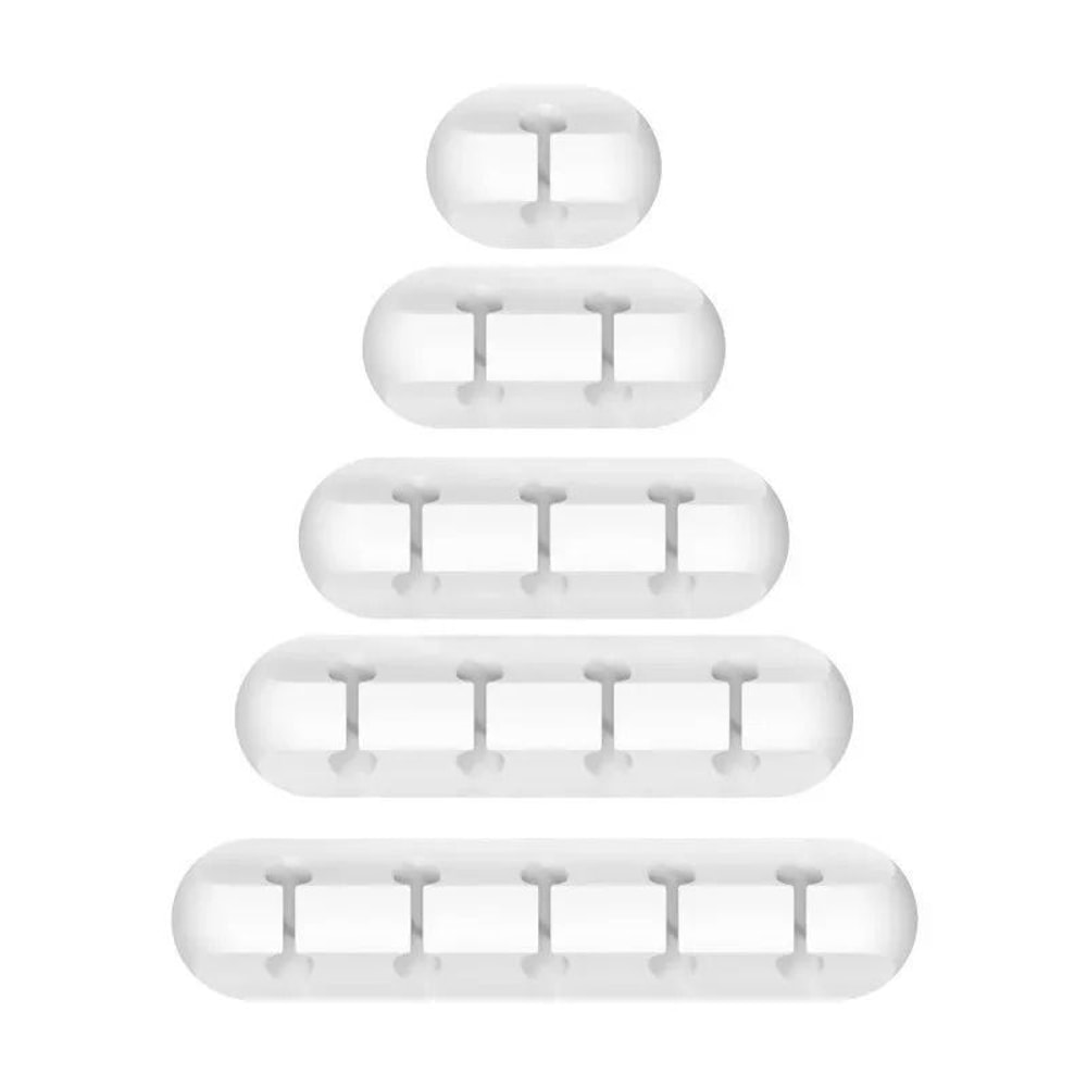 Silicone USB Cable Organizer HighPerformance Desktop Charging Cable Winder Tidy Management Clips 13