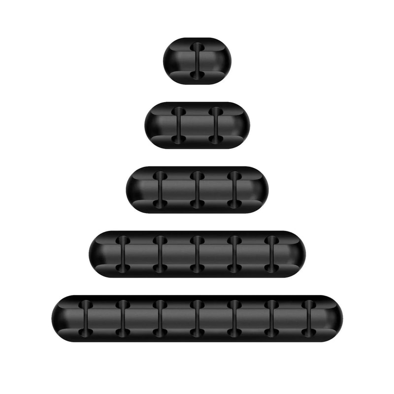 Silicone USB Cable Organizer HighPerformance Desktop Charging Cable Winder Tidy Management Clips 14