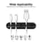 Silicone USB Cable Organizer HighPerformance Desktop Charging Cable Winder Tidy Management Clips 2