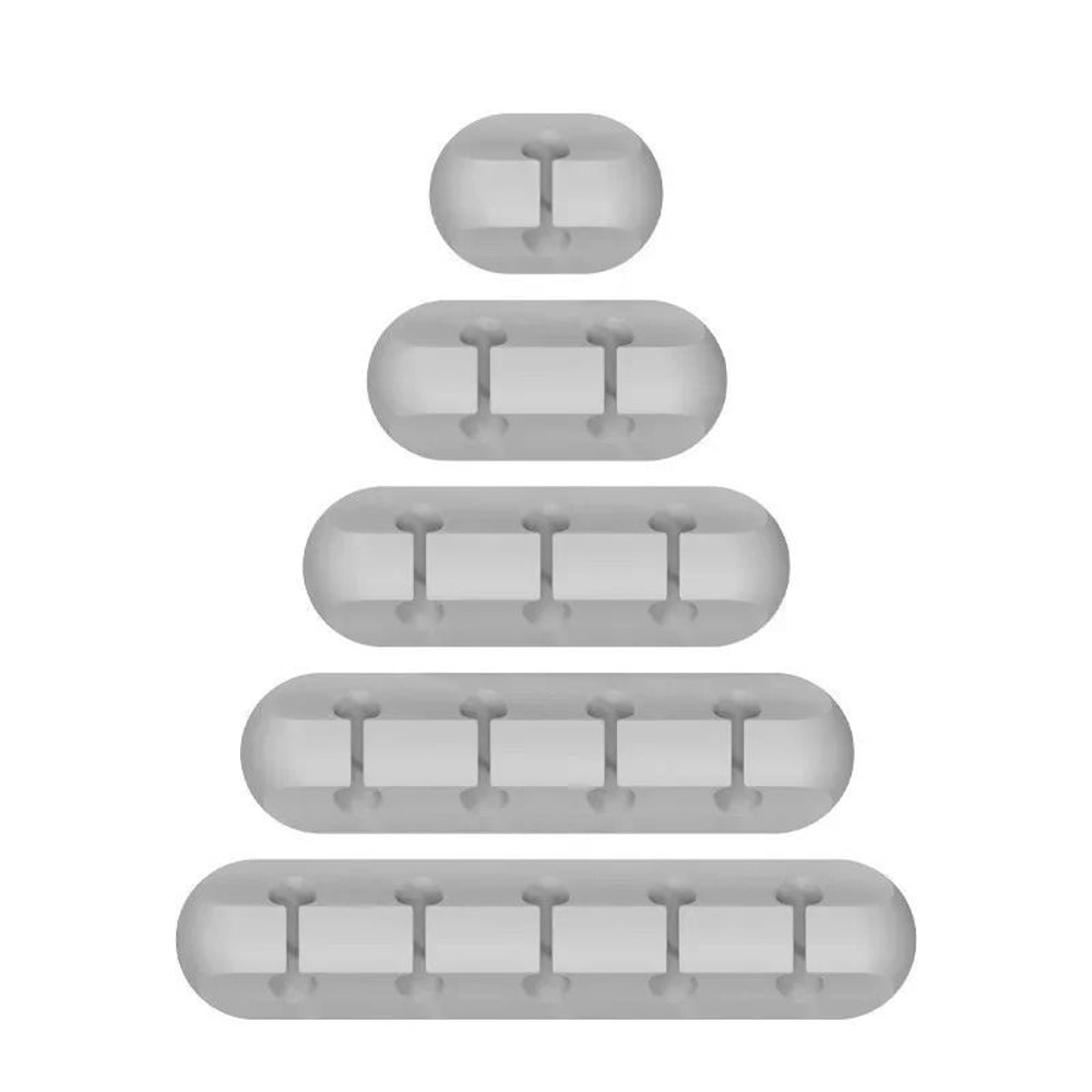 Silicone USB Cable Organizer HighPerformance Desktop Charging Cable Winder Tidy Management Clips 20