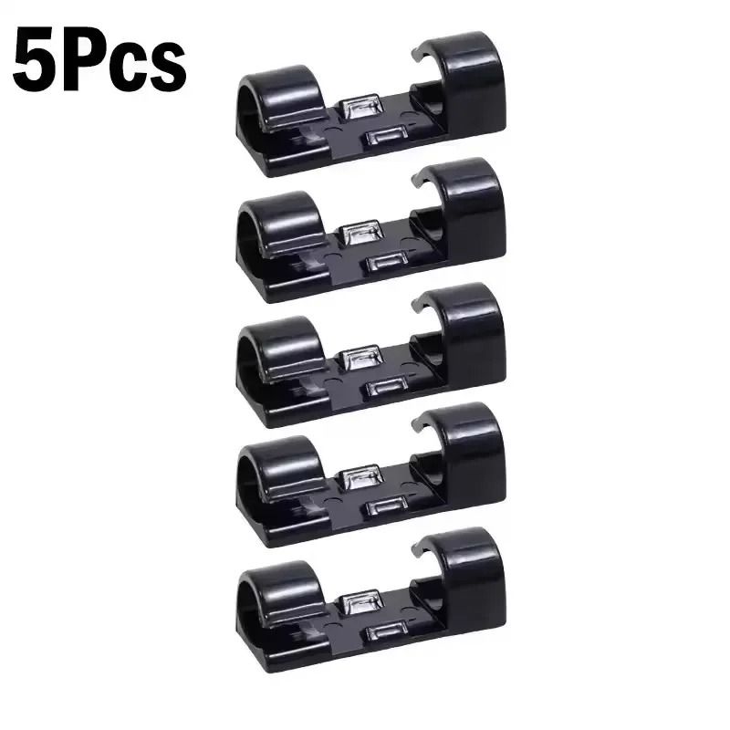 SelfAdhesive Desktop Cable Clips HighPerformance PC Mouse USB Power Cord Organizer 7