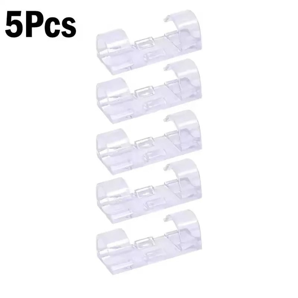 SelfAdhesive Desktop Cable Clips HighPerformance PC Mouse USB Power Cord Organizer 8