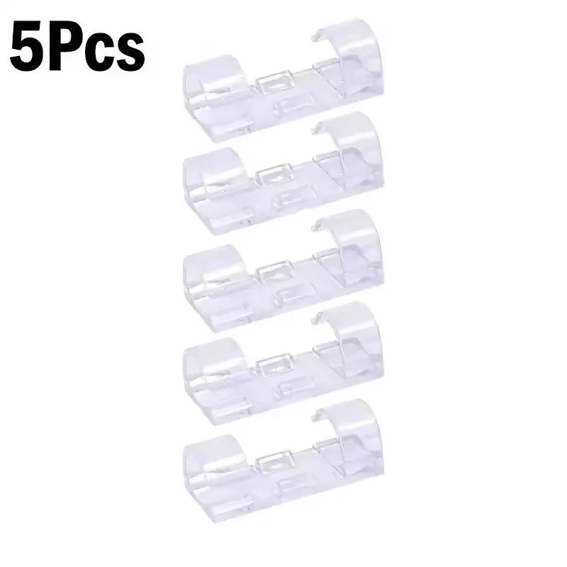 SelfAdhesive Desktop Cable Clips HighPerformance PC Mouse USB Power Cord Organizer 8