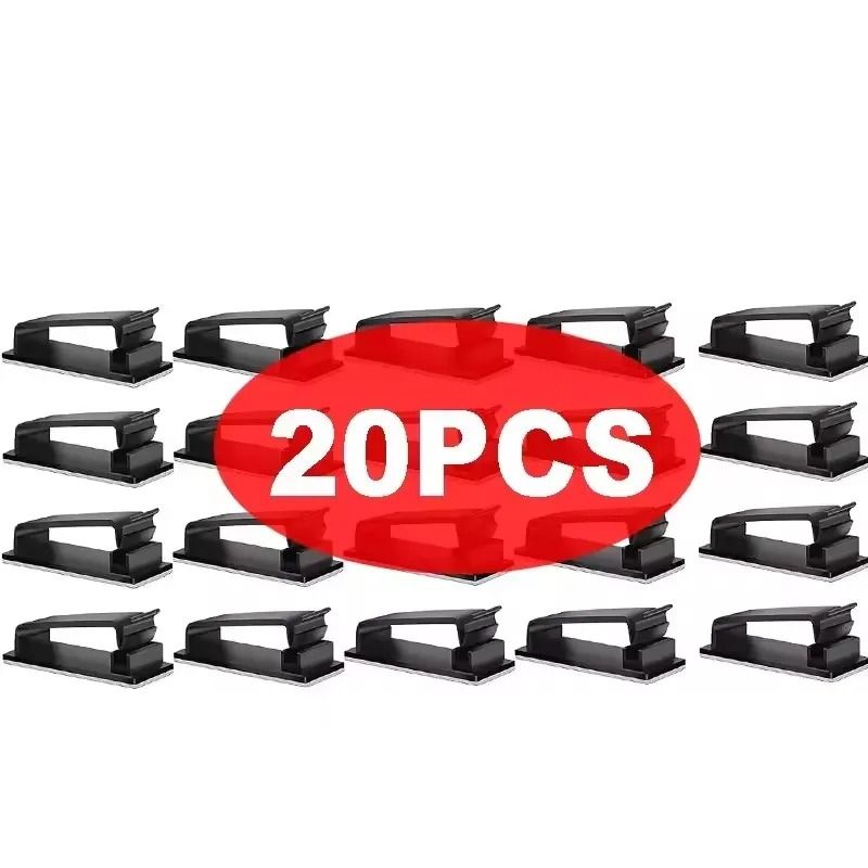 SelfAdhesive Cable Organizer Clips HighPerformance Car USB Data Cable Decorative Cord Manager 11