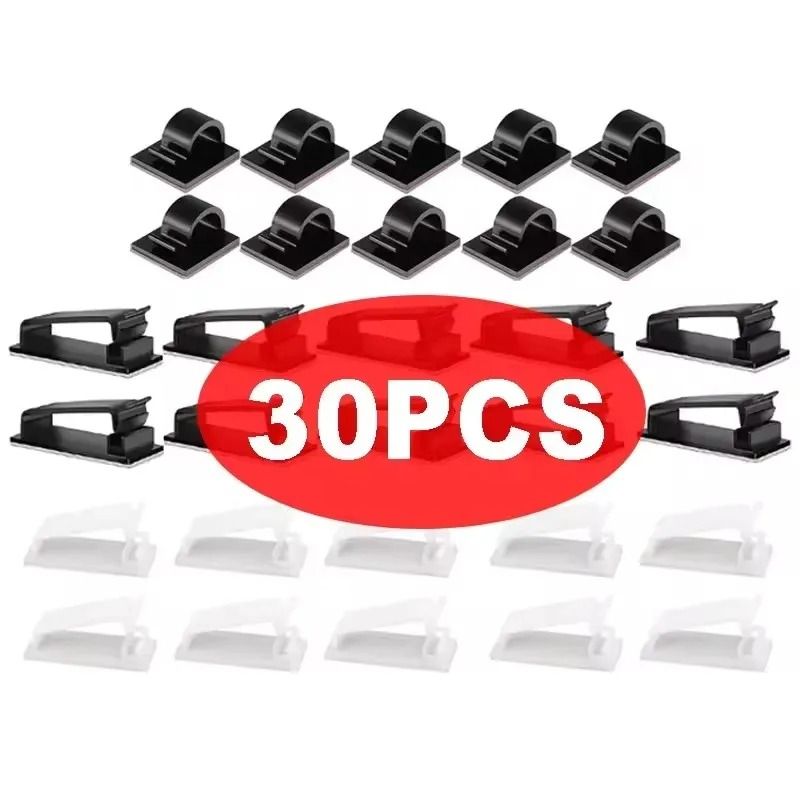 SelfAdhesive Cable Organizer Clips HighPerformance Car USB Data Cable Decorative Cord Manager 13