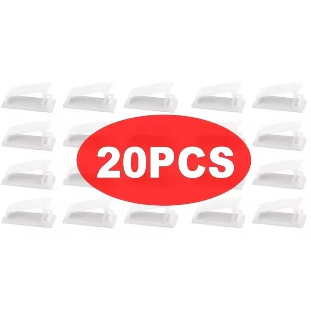 SelfAdhesive Cable Organizer Clips HighPerformance Car USB Data Cable Decorative Cord Manager 14