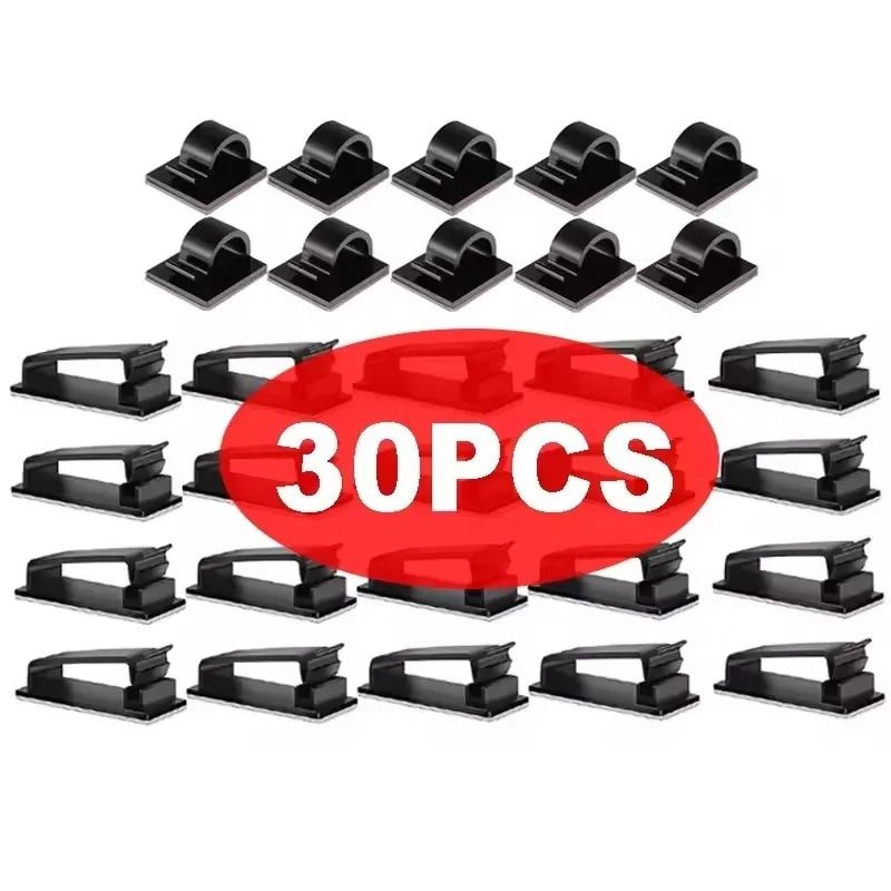 SelfAdhesive Cable Organizer Clips HighPerformance Car USB Data Cable Decorative Cord Manager 16