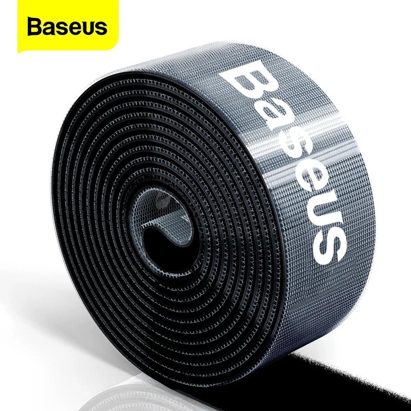 Baseus Free Cut Cable Organizer HighPerformance Reusable Wire Ties Charger Protector 0