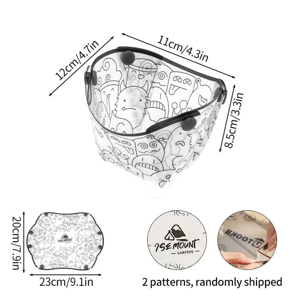 Collapsible Outdoor Camping Bowl Set HighPerformance Ultralight Foldable Tableware Portable Picni 7