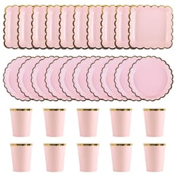 solid color premium disposable tableware – high-performance party supplies for weddings & birthdays