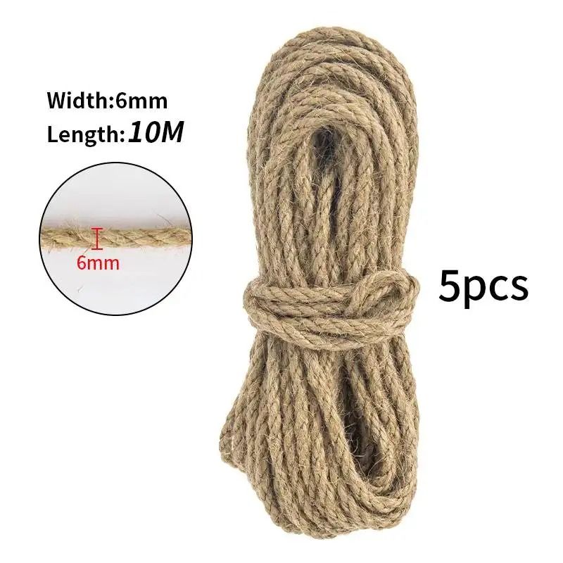 Premium Natural Sisal Rope HighPerformance Cat Tree Repair DIY Scratching Post Replacement 10