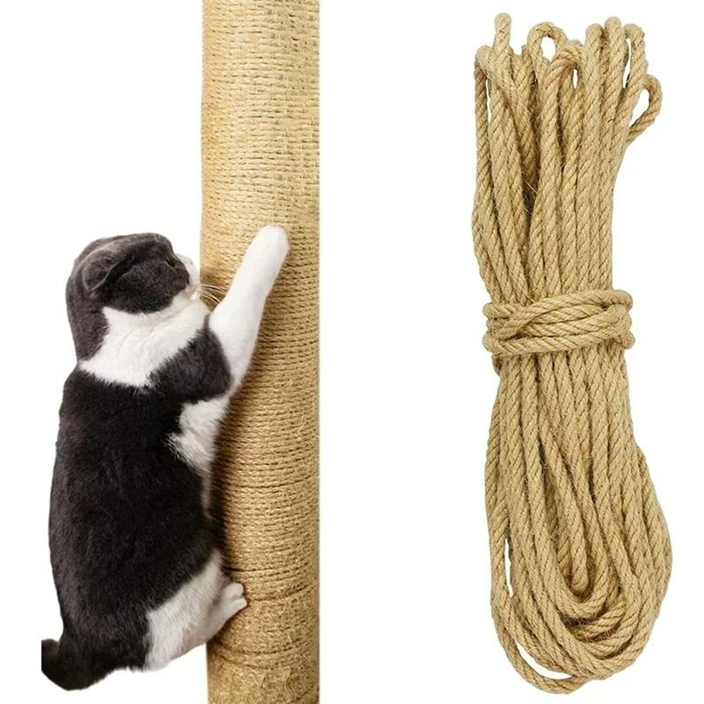 Premium Natural Sisal Rope HighPerformance Cat Tree Repair DIY Scratching Post Replacement 1