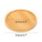 Mini Bamboo Decorative Tray HighPerformance Creative Coffee Cup Mat Wood Flower Pot Saucer 13