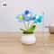 Finished Sunflower Crochet Plant HighPerformance HandWoven Artificial Flower Desktop Decoration 21