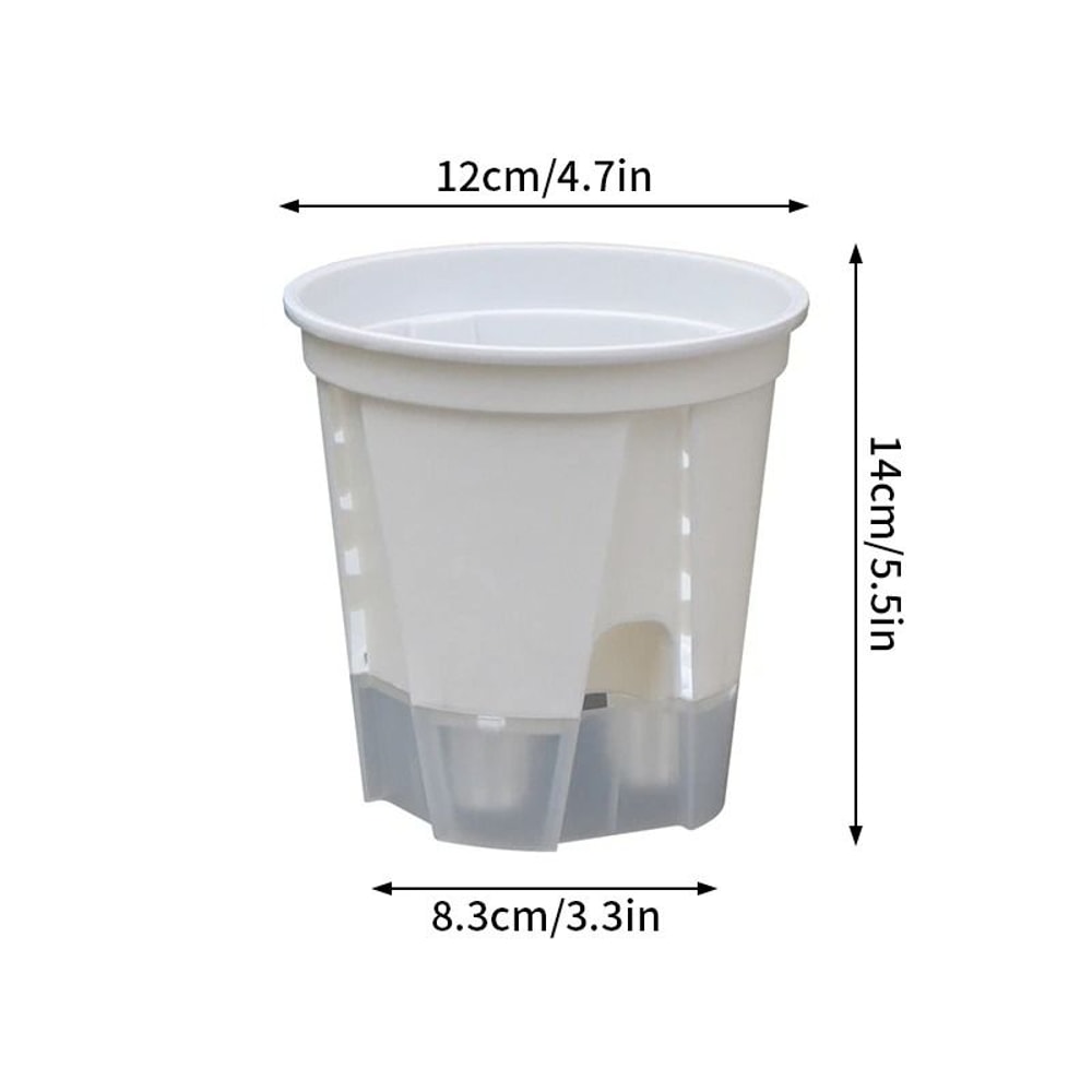 Transparent SelfWatering Plant Pot HighPerformance Plastic Planter With Precision Drainage Holes 9