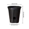 Transparent SelfWatering Plant Pot HighPerformance Plastic Planter With Precision Drainage Holes 16
